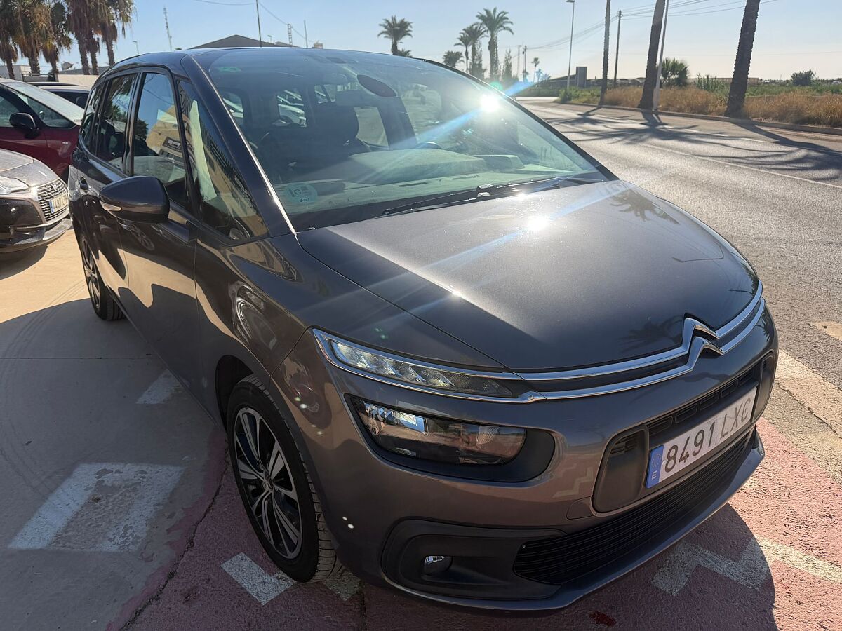 CITROEN C4 GRAND PICASSO 1.6 BLUE-HDI AUTO SPANISH LHD IN SPAIN 86K 7 SEATS 2017
